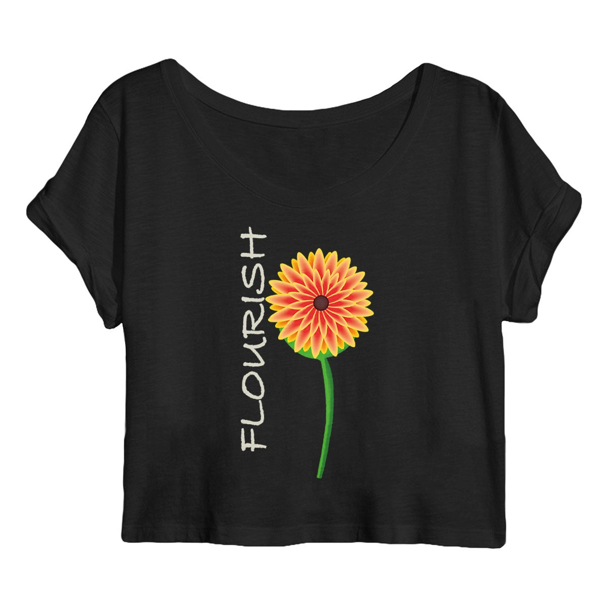 Flourish - Women's crop top