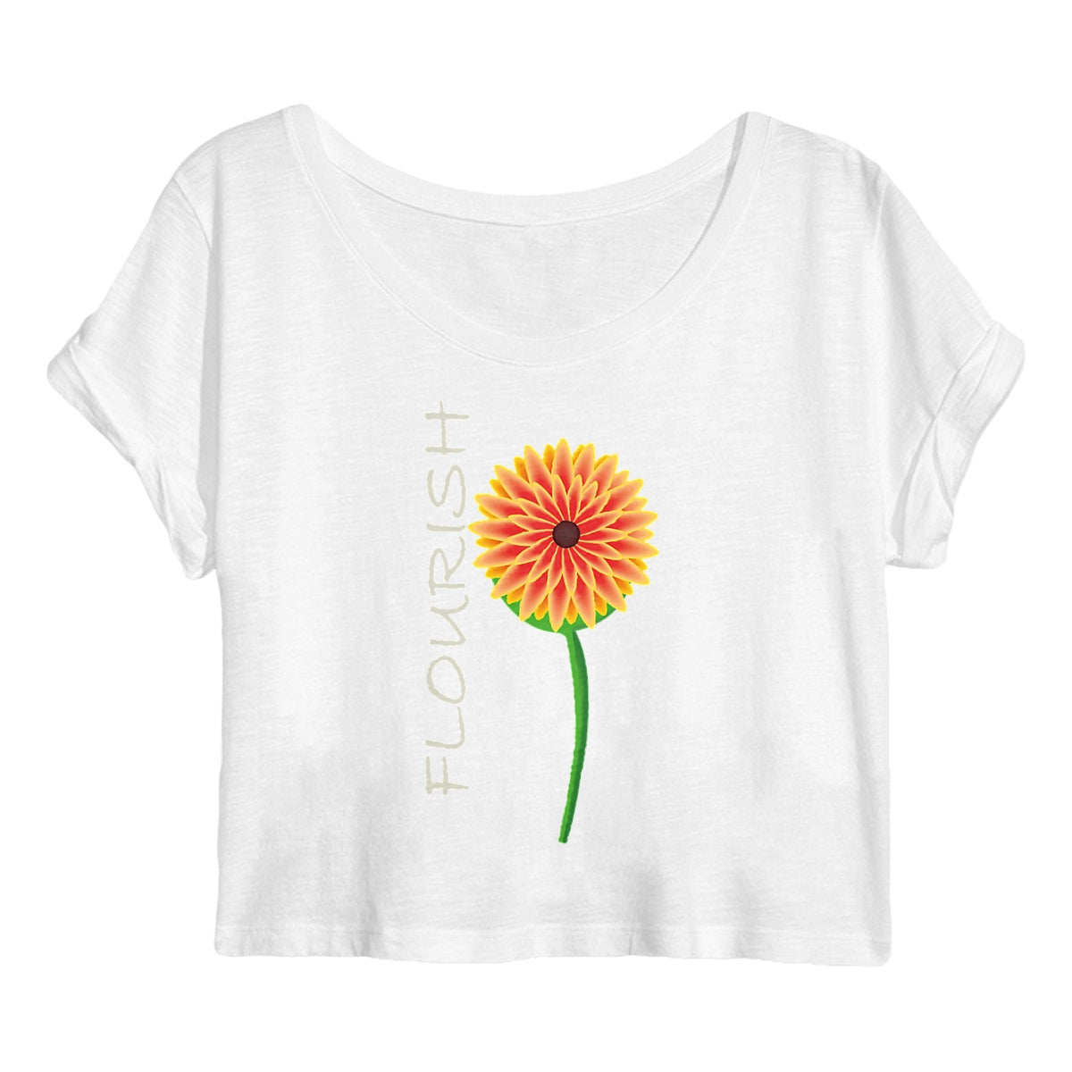 Flourish - Women's crop top