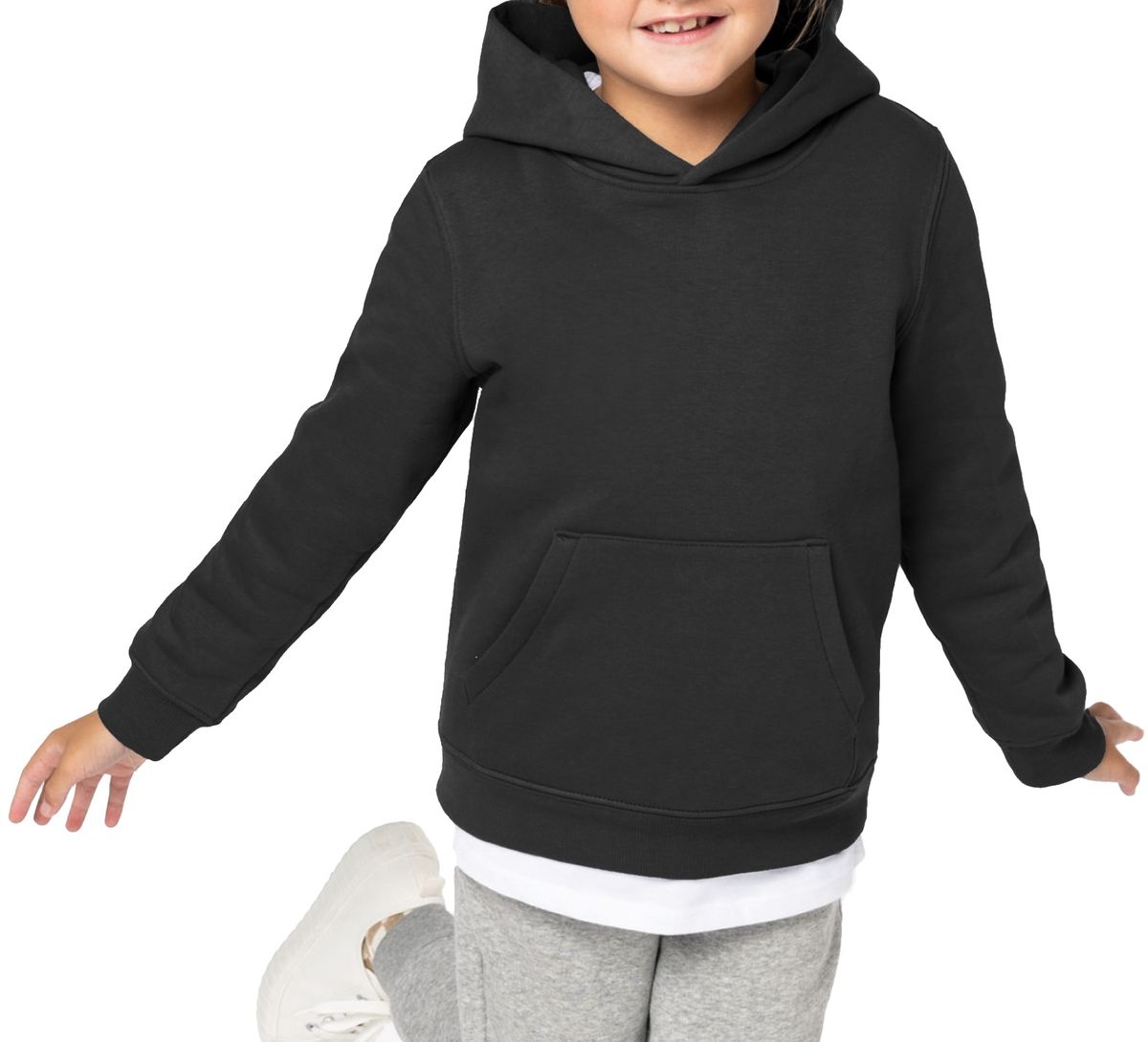 Kids' Eco-Friendly Zip Hoodie - Organic Cotton & Recycled Polyester | Beesechurgers Clothing ,Flourish Kids Hoodie
