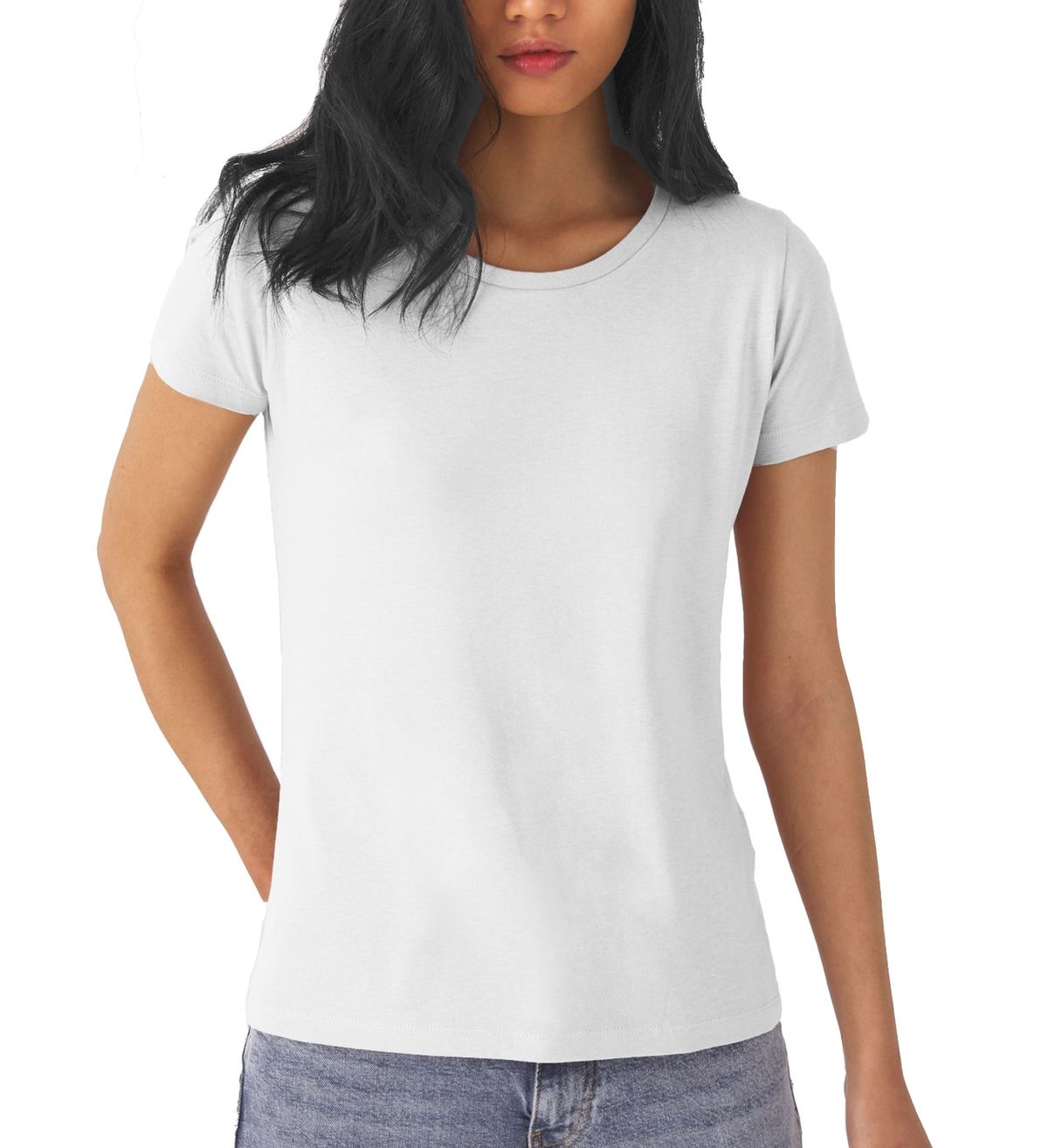 Women's Slub-Look T-Shirt - Ultra-Lightweight Organic Cotton, Flourish T-shirt women's