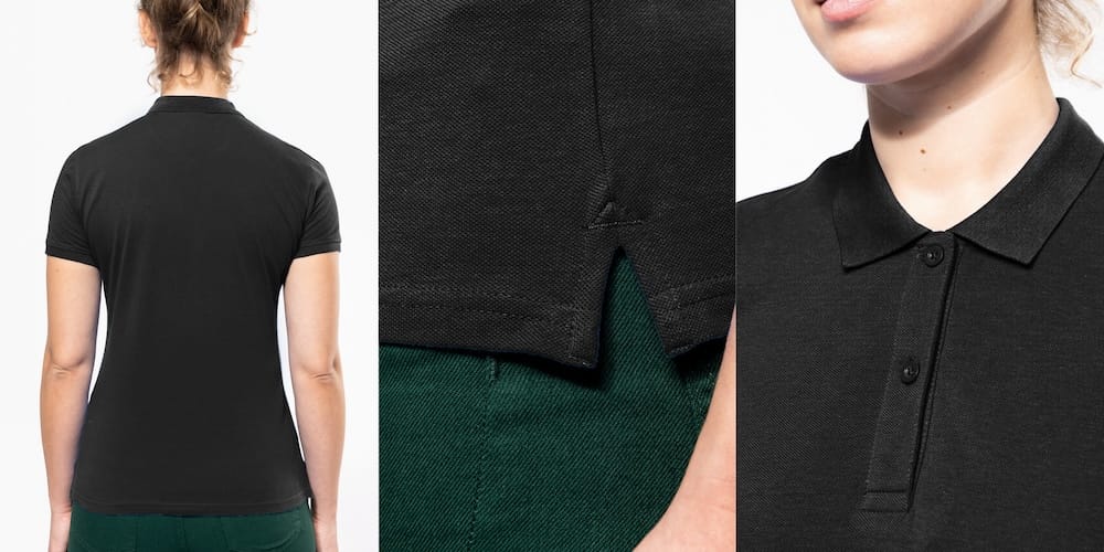 Women's Organic Cotton Polo - Classic Design & Eco-Friendly Fabric, Flourish 2 Women's Polo